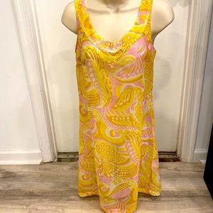 Sheer floral sun dress